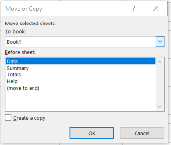 worksheet commands step 6